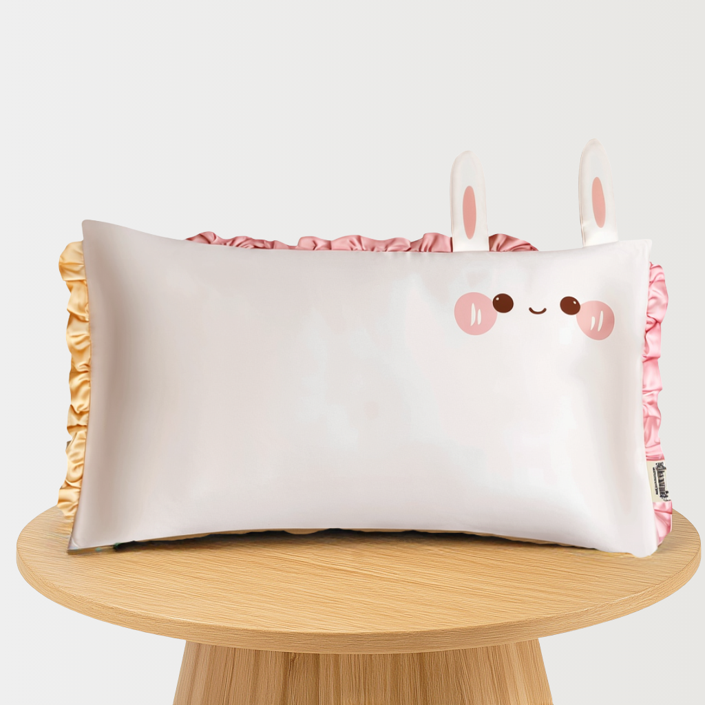 Silk Pillowcase -small rabbit