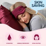 Silk Pillowcase - Burgundy