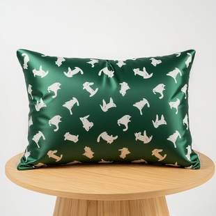 Silk Pillowcase - Forest Paws